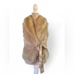 Vintage forever 21 faux fur vest